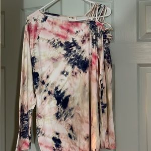 Tie dye long sleeved shirt